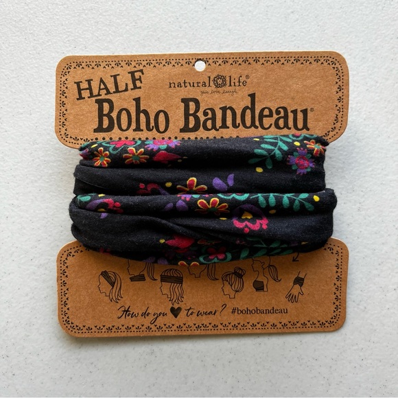 NATURAL LIFE Accessories - Natural Life Half Boho Bandeau Headband, Like new